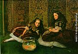 John Everett Millais Canvas Paintings - Leisure Hours